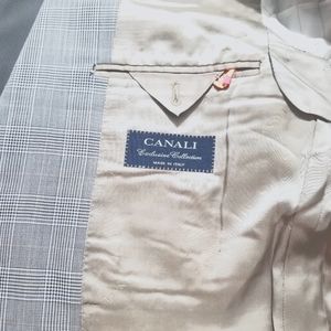 Italian Canali Glen plaid Suit Super 120 Thread